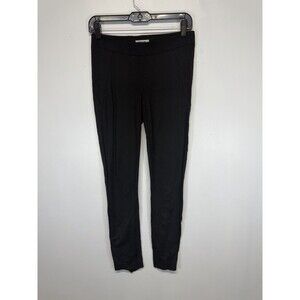 Helmut Lang Women’s Black Seamed Skinny Legging Leggings Pants Rayon Usa Sz 4